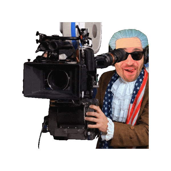 Recording Camera Man Sticker