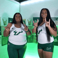 South Florida Horns Up GIF by USF Athletics