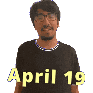 April 19 Sticker