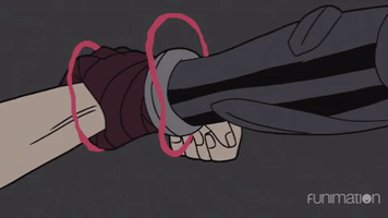 funimation fight anime powers comic book GIF