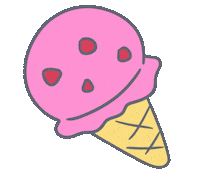 Eat Ice Cream Sticker by Snooze Kittens