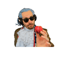 Peach Sticker
