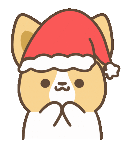 Its Cold Outside Christmas Sticker by corgiyolk