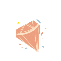esther58 pink blink diamond shiny Sticker