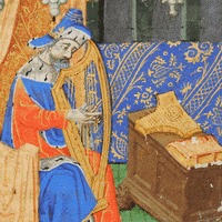 McGillLib mcgill university harpist rare books and special collections miniatures 1470 GIF