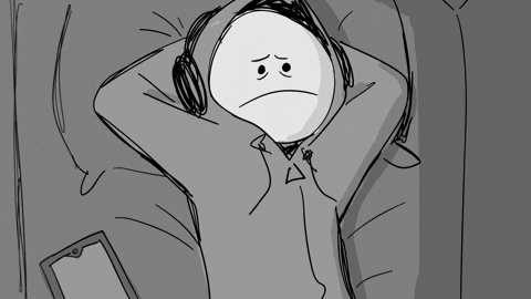 Tired In Bed GIF by CC0 Studios