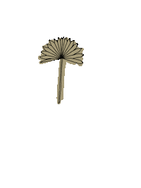 hellomrsharwick harwick hellomrsharwick palmfrond Sticker