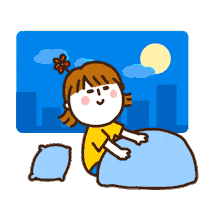 Tired Night Sticker