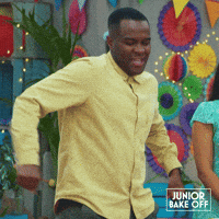 Winner Celebrate GIF by The Great British Bake Off