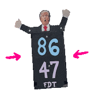 Organize Donald Trump Sticker by Creative Courage