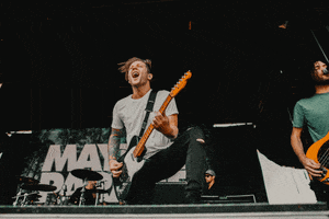 live music hair flip GIF by Mayday Parade