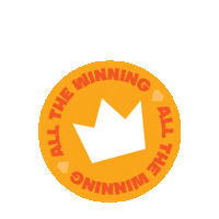 queen winner Sticker by Go-GURT