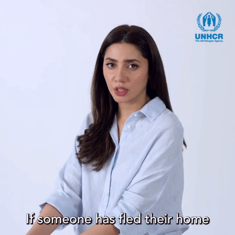 If someone has fled their home to seek safety