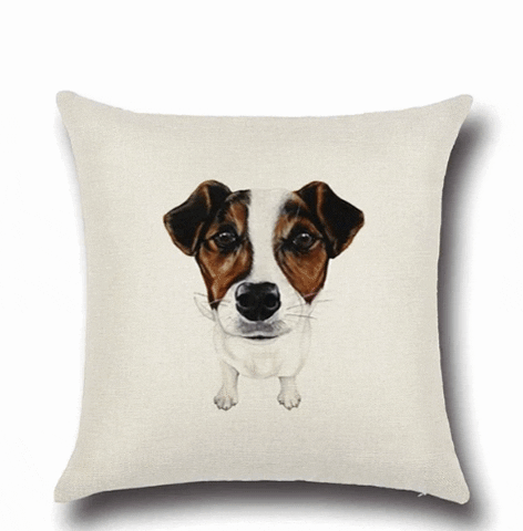iLoveMyPet giphygifmaker jack russell terrier gifts jack russell terrier cushion cover simple jack russell terrier love cushion cover GIF