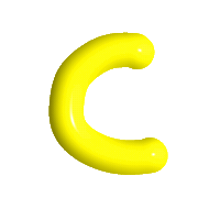 Alphabet C Sticker