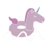 Unicorn Nyaralas Sticker