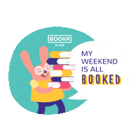 Weekend Books Sticker by BOOKR Kids