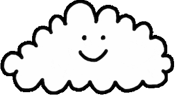 Happy Cloud Sticker by Ruppert Tellac