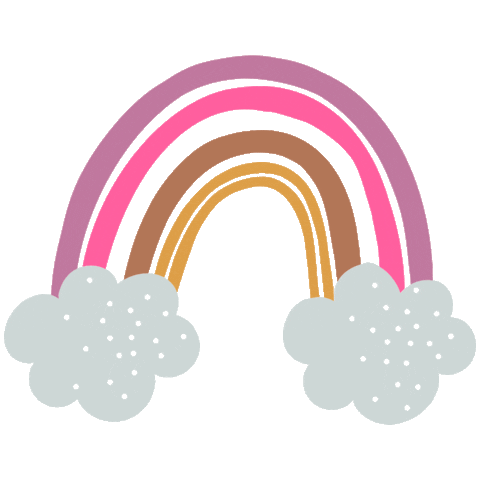 Rainbow Aftertherain Sticker by Lua Luá