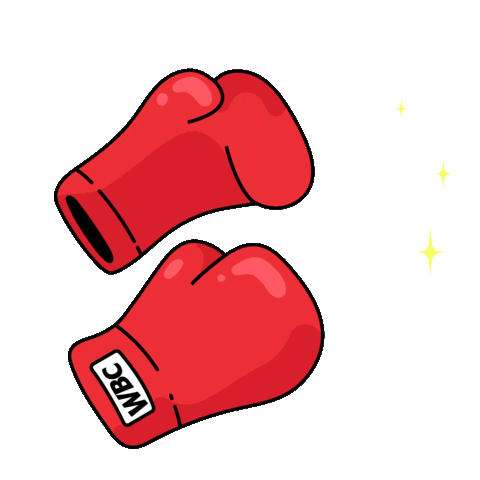 wbcboxinggiphy knockout boxing box punch Sticker