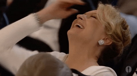 meryl streep facepalm GIF by The Academy Awards