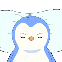 Wake Up What Sticker by Pudgy Penguins