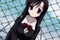 School Days Horror GIF