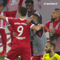 happy celebration GIF by FC Bayern Munich
