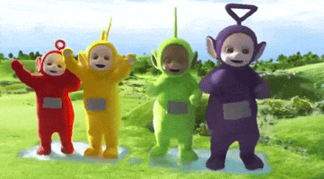Jumping Tinky Winky GIF by Teletubbies
