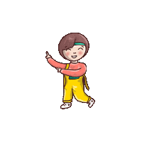 Fifikaka91 dance hungry singing swag Sticker