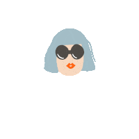 Kiss Me Lady Sticker by Paper LAB