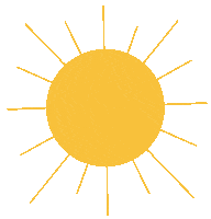 Happy Day Sun Sticker by Kelley Bren Burke