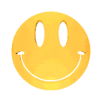 Happy Smiley Face Sticker by popgangrecords