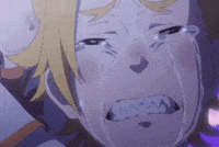 Anime Cry Garfiel GIF