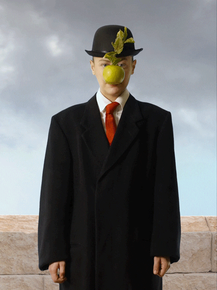 WitloofCollective giphyupload wtf apple magritte GIF