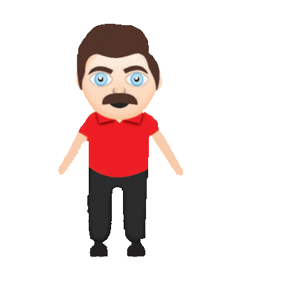 parks and rec television STICKER by imoji