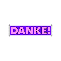 Danke Sticker by SFBerlin