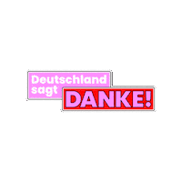 Danke Sticker by SFBerlin