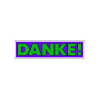 Danke Sticker by SFBerlin