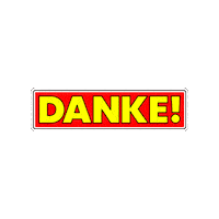 Danke Sticker by SFBerlin