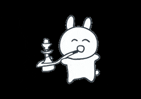 anna_akkr rabbit shisha うさぎ シーシャ GIF