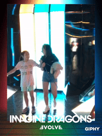 evolve GIF by IMAGINE DRAGONS ARCADE