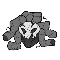 Artful_Cas tlt geist the living tombstone tombsona Sticker