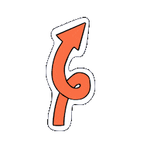 Arrow Swipe Up Sticker by MOO