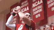 College Sports Sport GIF by Indiana Hoosiers