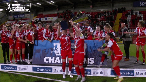 Champagne Celebrate GIF by Cliftonville Football Club