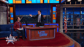 stephen colbert wtf GIF by The Late Show With Stephen Colbert