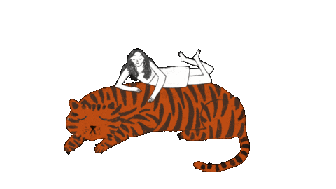girl gif artist Sticker by gloriapittmann