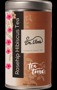 DrVims tea teatime atx hibiscus GIF