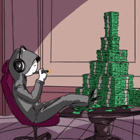 Money Smoking GIF by CC0 Studios